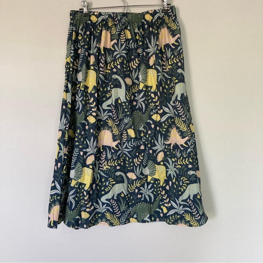 Navy Dinosaur 🦕 Print Skirt | Large